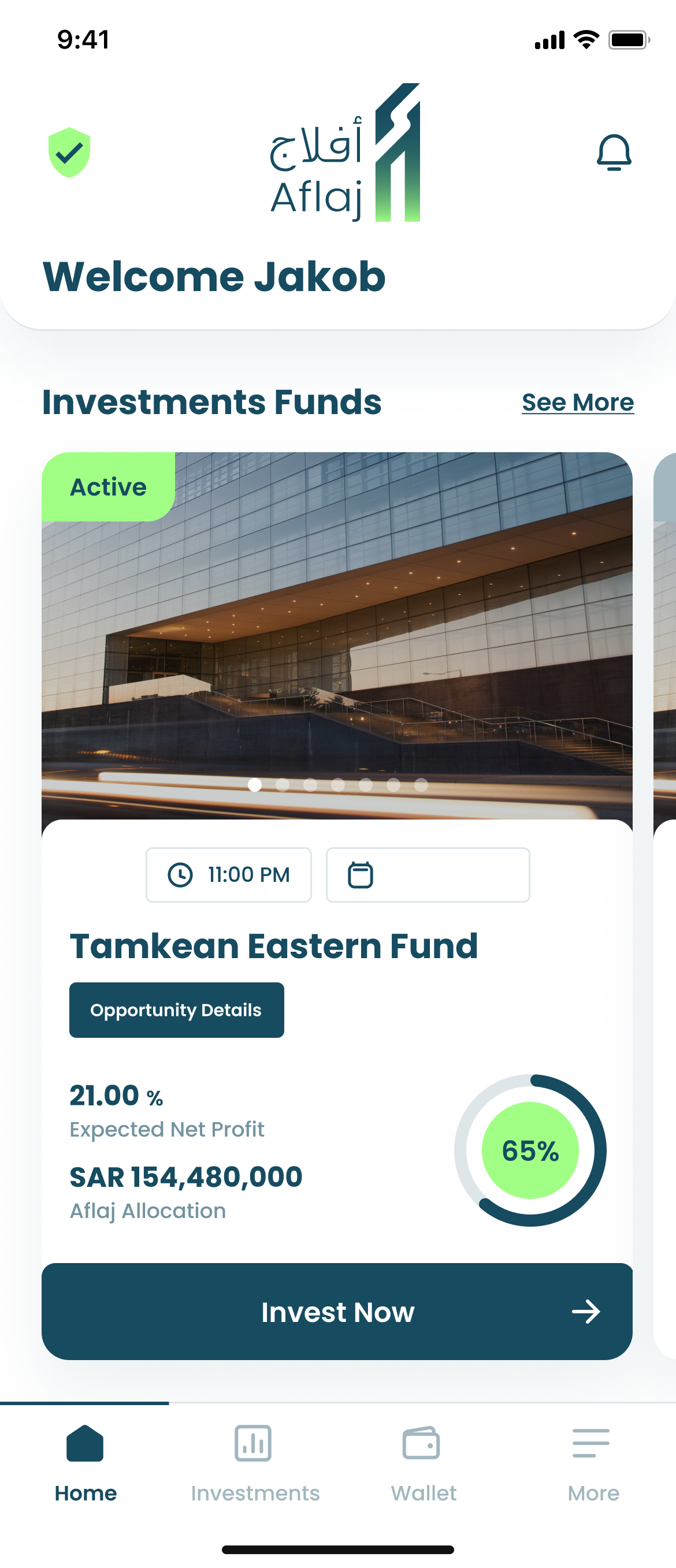 Aflaj investment website